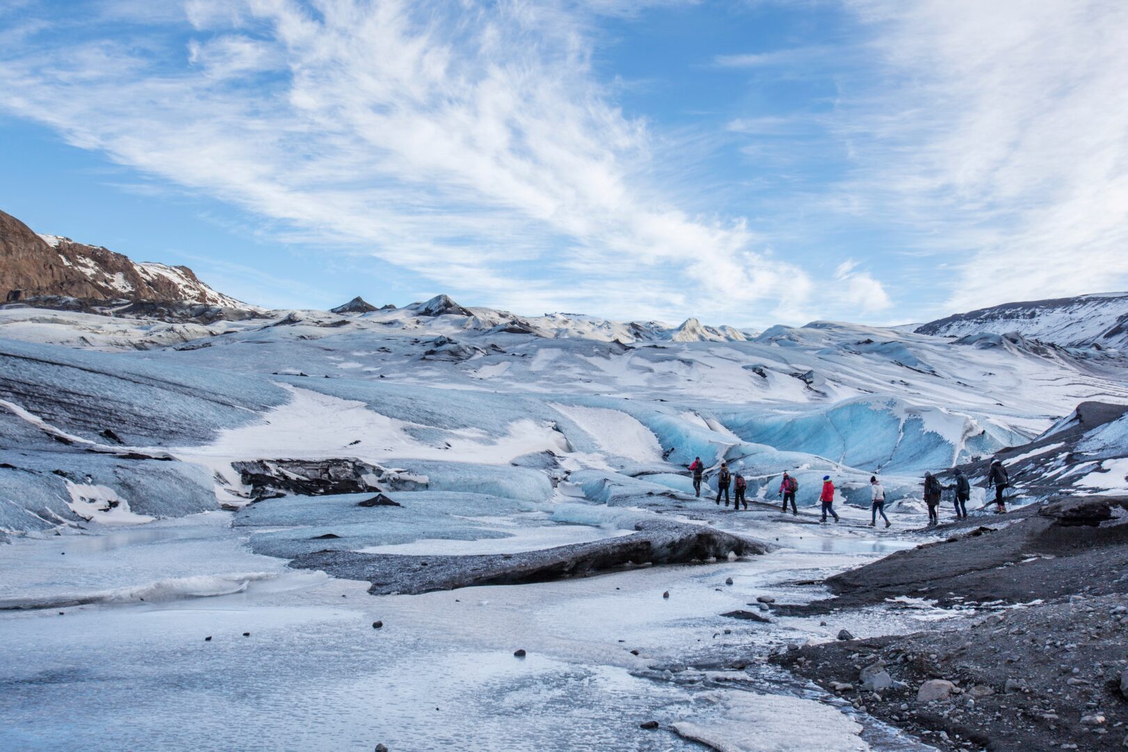 Glacier hike in Iceland