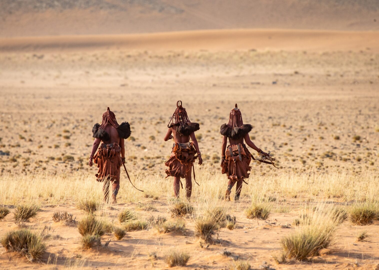 Himba people in Namibia