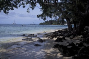 Islands along the Barrier Reef, off Placencia, Belize