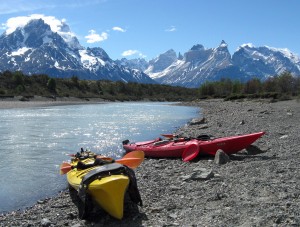 Kayaking, Torres del Paine National Park, Chilean Patagonia