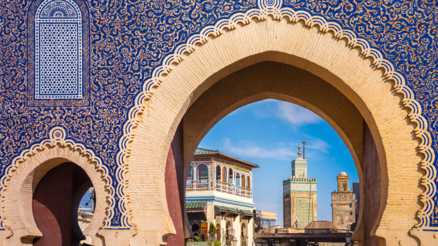 Bab Bou Jeloud gate (The Blue Gate) 