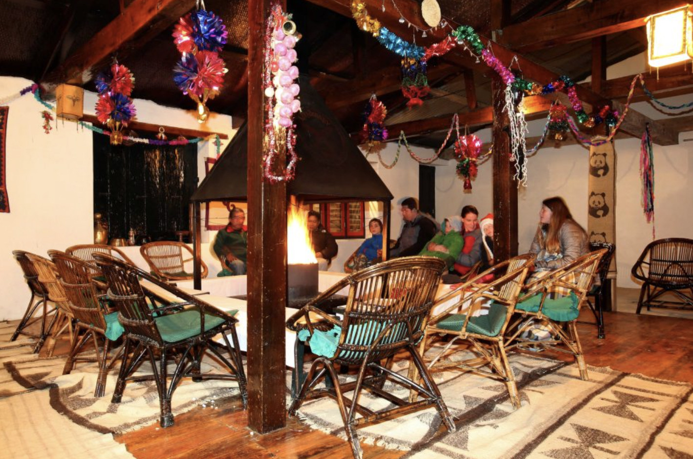 Mountain Lodges of Nepal - Ghandruk lounge