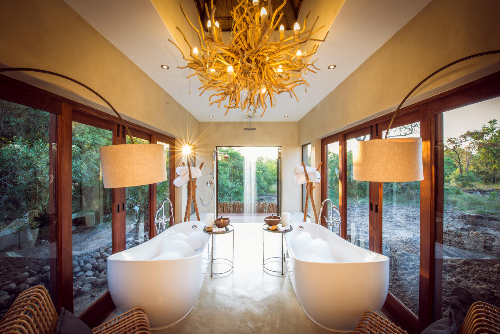 South Africa_Sabi Sabi Bush Lodge_Luxury Villa Bathroom