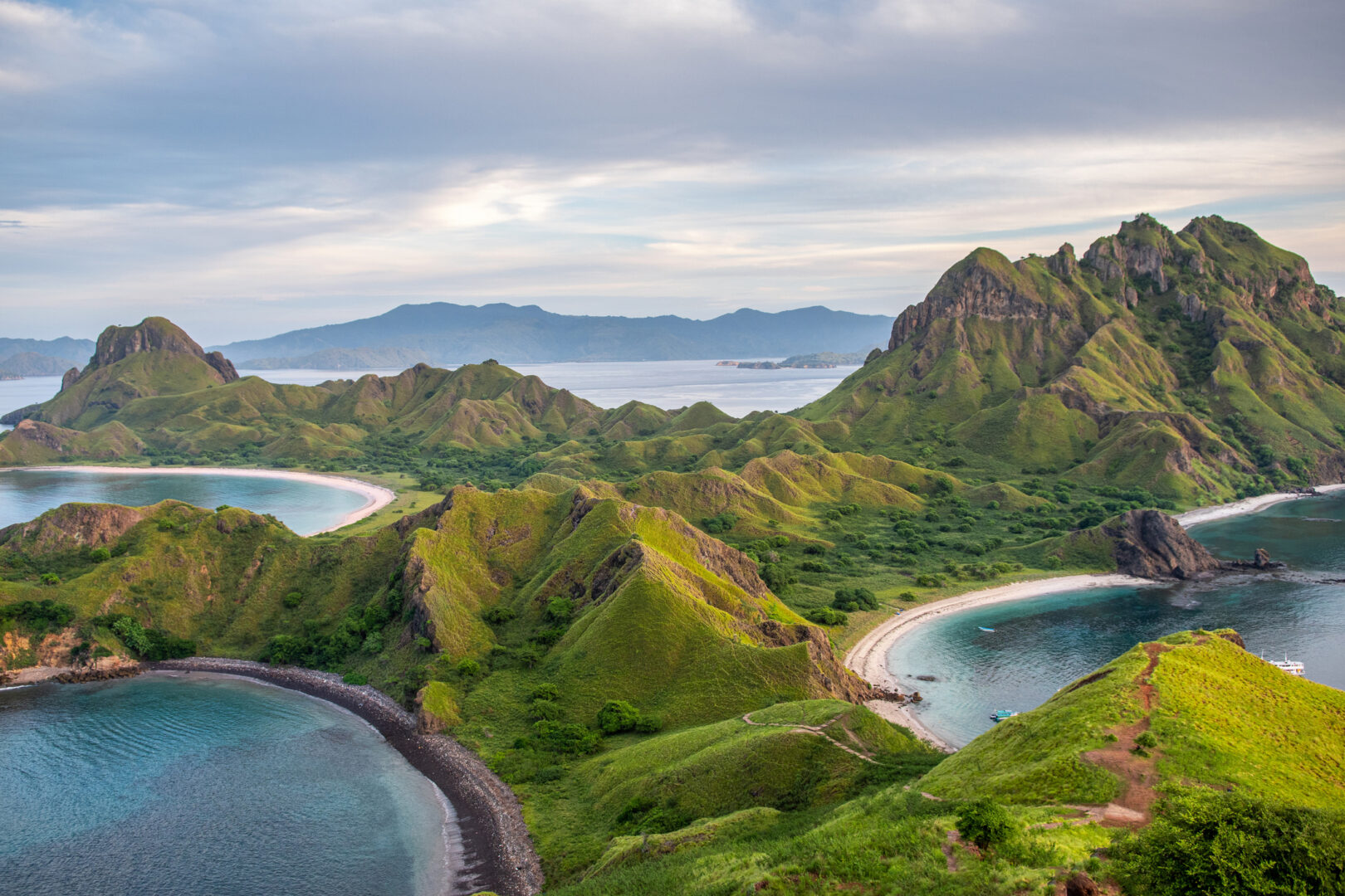 Padar Island in Komodo National Park, Indonesia