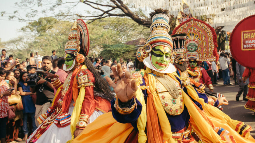 Traditional Kathakali dance 