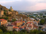 Narikala Castle and view over Tbilisi, Georgia